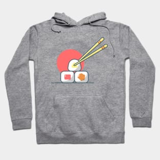 3 Sushi Roll Hoodie